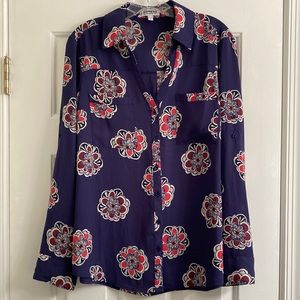 Express Portofino floral blouse